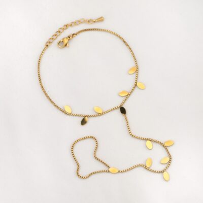 دستبند تمیمه برگ