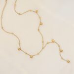 گردنبند توپی استیل