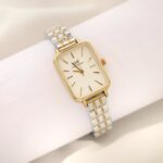 ساعت dw صفحه مستطیل گلد