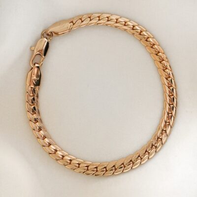 دستبند ماری کوبیده باریک