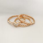 انگشتر سه لاین قلب ژوپینگ