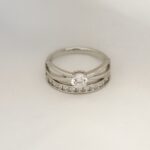 حلقه و پشت حلقه متصل سیلور