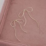 گوشواره پاپیون طلایی