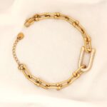 دستبند تیفانی تک استیل