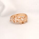 انگشتر طلاروس نگیندار 5