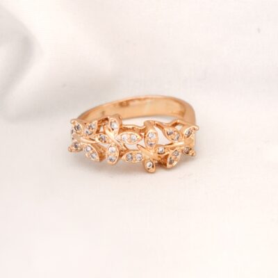 انگشتر طلاروس نگیندار 5