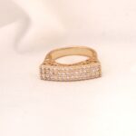 انگشتر طلاروس نگیندار 1