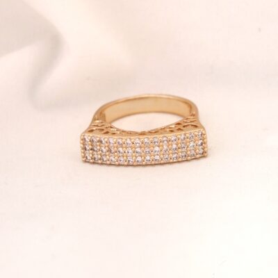 انگشتر طلاروس نگیندار 1