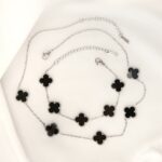 نبمست ونکلیف مشکی (زنجیر سیلور)استیل