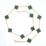 گردنبند ونکلیف سبز