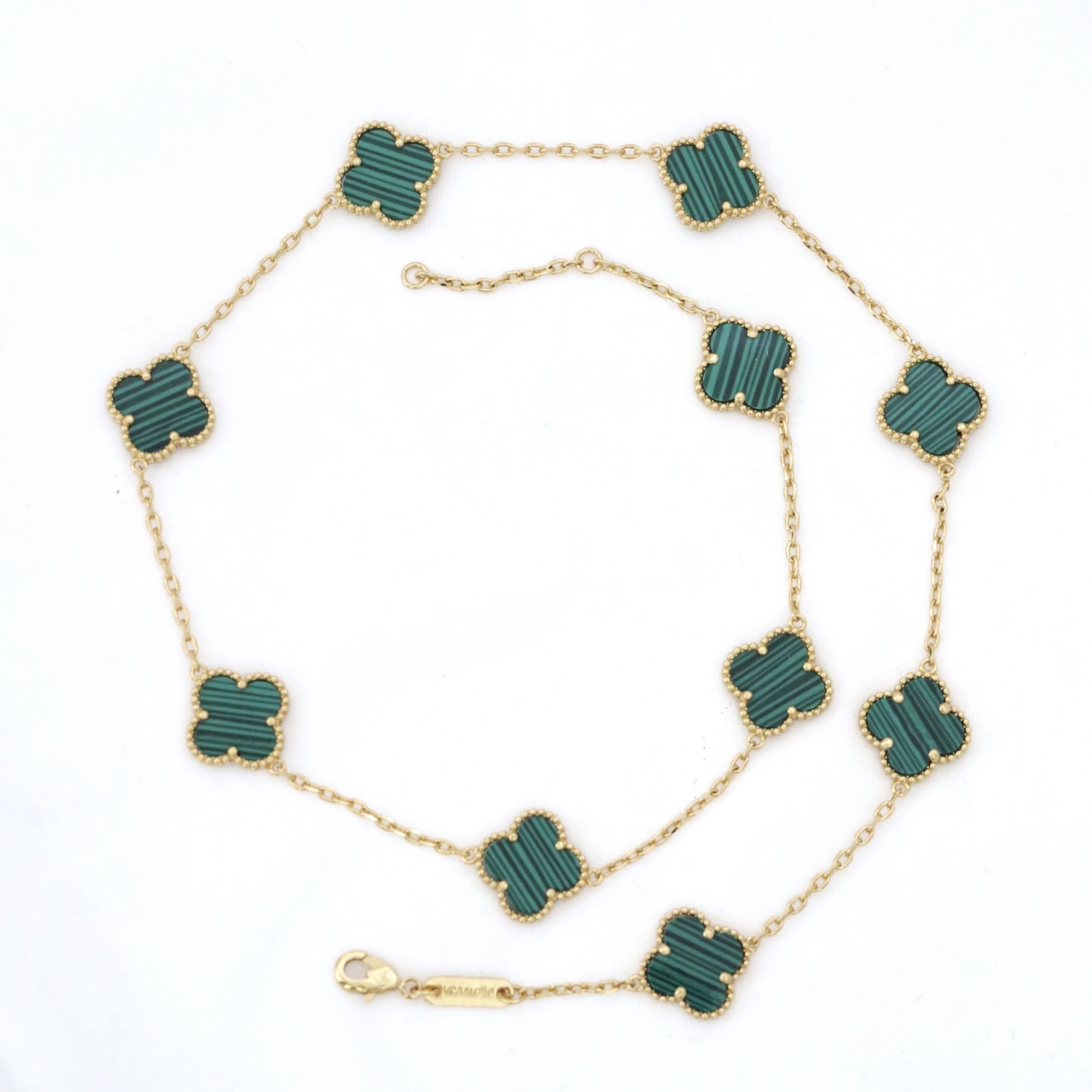 20251121163352_IMG_1478 گردنبند ونکلیف سبز - Image 1