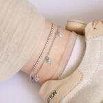 پابند دولاین نگین قلبی