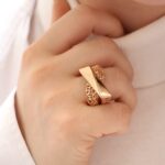 انگشتر ژوپینگ حصیری پیچیده - Image 3