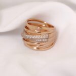 انگشتر پیچ وسط نگین - Image 2