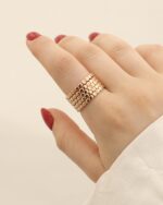 انگشتر 5 رج متحرک - Image 3