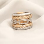 انگشتر پورتوفینو دو رنگ 3