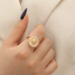 انگشتر سکه الیزابت - Image 2