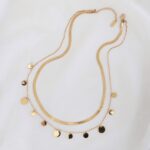 گردنبند دولاین ماری پولکی