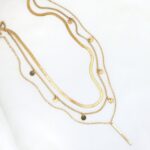 گردنبند سه لاین ماری سکه ای - Image 3