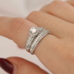 حلقه فول نگین سیلور آیما - Image 2