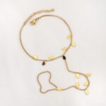 دستبند تمیمه برگ