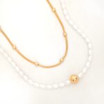 گردنبند دولاین مروارید