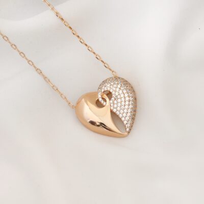 گردنبند قلب 5 ژوپینگ